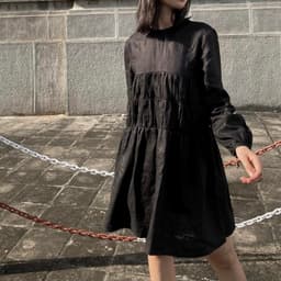 Thumbnail Đầm babydoll vải linen cotton idée 1