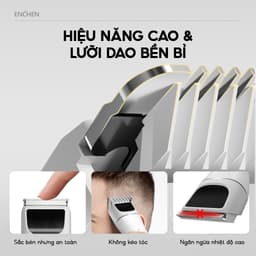 Thumbnail Tông đơ cắt tóc Enchen Boost 2 đâu cắt gốm 2 chế độ cạo, độ ồn thấp, pin đến 120 phút - BH 6 tháng 4