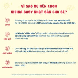 Thumbnail Hỗ trợ ăn ngon, tăng đề kháng - Men vi sinh Bifina Baby Nhật Bản- Hộp 30 gói 2
