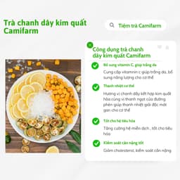 Thumbnail Trà detox trái cây chanh dây kim quất trắng da Camifarm 1 gói, thanh nhiệt cơ thể, bổ sung vitamin C 1