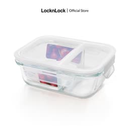 Thumbnail Hộp thực phẩm thủy tinh LocknLock BLANC chia ngăn, nhiều dung tích LLG màu trắng - K-MALL 2