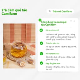 Thumbnail Trà Cam Quế Táo Camifarm thanh lọc cơ thể, thơm miệng, hỗ trợ giảm cân, tăng cường sức đề kháng 1
