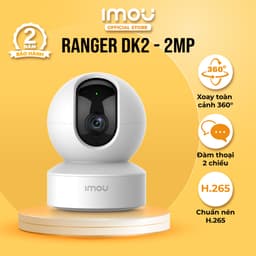 Thumbnail Camera Wifi trong nhà Imou Ranger DK2 I 2MP/4MP I IPC-DK2-4H1W I Đàm thoại hai chiều I Xoay 360 I H265 1