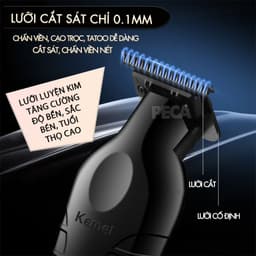Thumbnail Tông đơ chấn viền Kemei KM-2299 lưỡi cắt mạ carbon cao cấp công suất 5W - Chính hãng 3