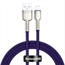 Thumbnail Dây Cáp Sạc USB Sang Lighting 2.4A Nhanh Baseus Cho Phone/Ipad Từ USB Sang Phone 2.4A 2