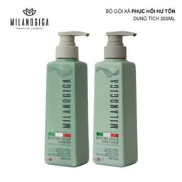 Thumbnail Combo Dầu Gội & Xả hương nước hoa Milanogica 355ml Phục hồi hư tổn, Gỉảm gàu sạch ngứa da đầu 1