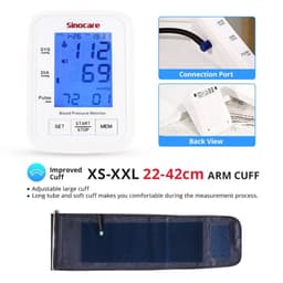Thumbnail Máy Đo Huyết Áp Bắp Tay Tự Động Sinocare BA-823-Giọng Nói Tiếng Việt 4