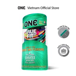 Thumbnail Bao Cao Su ONE của Mỹ One True Fit size 49mm ôm sát thoải mái dễ chịu Hộp 3-12 cái 1