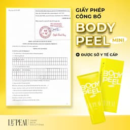 Thumbnail Peel body zise mini dùng thử 30gr, dưỡng trắng, mờ thâm - LE'PEAU đỏ 4