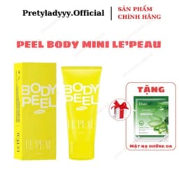 Thumbnail Peel body zise mini dùng thử 30gr, dưỡng trắng, mờ thâm - LE'PEAU peel nách mẫu mới tặng mặt nạ 1
