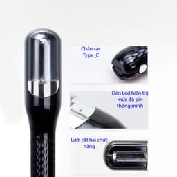 Thumbnail Dụng cụ chăm sóc tóc Nữ Lescolton, máy tỉa tóc chẻ ngọn xơ rối hư hại thông mình, nhanh gọn, tiện lợi và dễ sử dụng 4