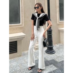 Thumbnail BBSTORE’S Áo Thun Tay Ngắn Cổ Tròn Viền Nổi Tinh Tế - A2203S 4