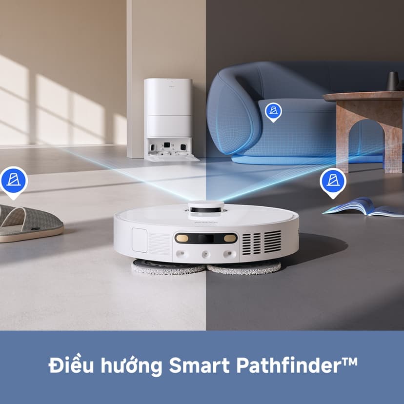 Ảnh Robot hút bụi lau nhà tự làm sạch đa năng Mova E30 Ultra - Hàng chính hãng - Bảo hành 12 tháng 4