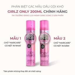 Thumbnail Dầu Gội Khô Dry Shampoo Girlz Only No Residue Nude 200ml 3