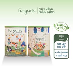 Thumbnail Combo Sữa hạt Forganic Bữa ăn thay thế 800G và Sữa hạt Forganic Đa dưỡng chất 800G 1