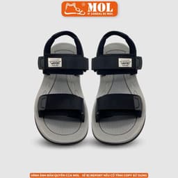 Thumbnail Giày sandal nam Vento 2 quai ngang SD7939B màu đen có big size 44 45 | Vento  Leon SD7939 4