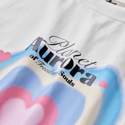 Thumbnail Áo Thun Trái Tim Hào Quang - Brand TSUN Chính Hãng - Aurora Tee - Unisex 2