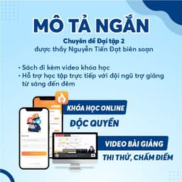 Thumbnail Sách Chinh Phục Từ A Đến Z  Đạt Điểm Tối Đa Toán 12 Đại Tập 2 biên soạn bởi thầy Nguyễn Tiến Đạt 2