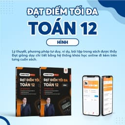 Thumbnail Sách Chinh Phục Từ A Đến Z  Đạt Điểm Tối Đa Toán 12 Hình biên soạn bởi thầy Nguyễn Tiến Đạt SSSTUDY 1