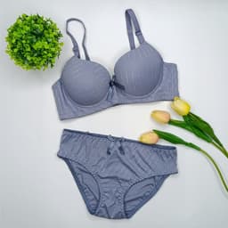 Thumbnail Bộ đồ lót Vicci BV.17 mút mỏng, có gọng, cúp quả sâu ôm nâng ngực vừa và lớn, bản lưng to 3 móc cài 2