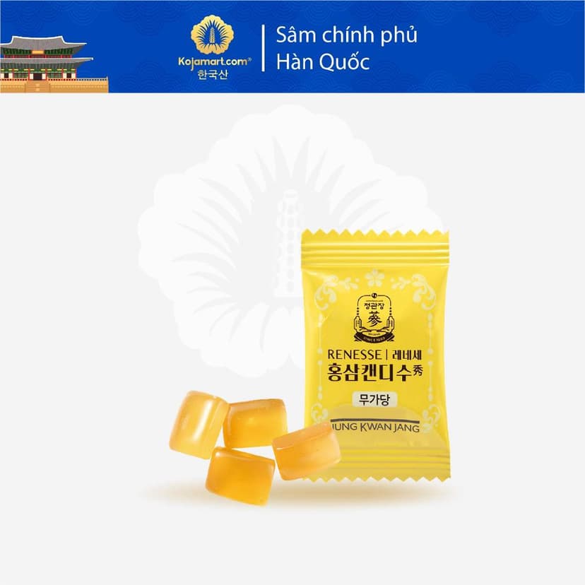 Ảnh Kẹo Hồng Sâm Không Đường KGC Jung Kwan Jang Hàn Quốc 3