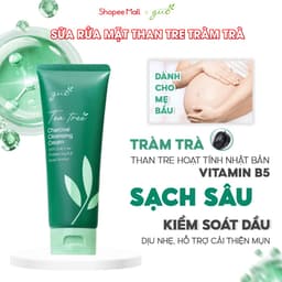 Thumbnail Sữa Rửa Mặt Than Tre Tràm Trà An Toàn Cho Bà Bầu pH 5.5, Không Sulfate, Kiềm Dầu, Ngừa Mụn Hiệu Quả GUO 100g 2