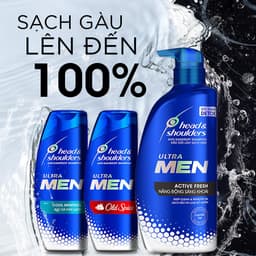 Thumbnail Dầu Gội Sạch Gàu HEAD & SHOULDERS Ultra Men Bạc Hà Mát Lạnh/ Ngăn Rụng Tóc/ Hương Nước Hoa - Chai 650ML 4