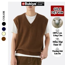 Thumbnail Áo Len Nam GhiLe SUKIYA Cộc Tay Chất Len Lông Cừu Mềm Mịn Đủ Size Mẫu Mới Nhất 2024 AL43 1