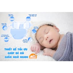Thumbnail Tã Bỉm Dán HLOVEM Siêu Thấm, Chống Tràn Size NB/S/M 50 Miếng 3