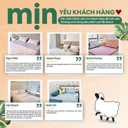 Thumbnail Vỏ Ôm Cotton Poly Mịn Decor, Áo Gối Ôm Dây Rút Đồng Bộ Ga Giường, Kích Thước 35x100cm 2