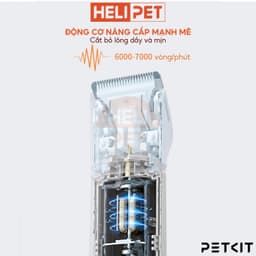 Thumbnail Tông Đơ Đa Năng PETKIT 2in1 Pro 2025 Chuyên Dụng Cắt Tỉa Cạo Lông Cho Chó Mèo, Thú Cưng - HeLiPet 4
