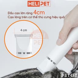 Thumbnail Tông Đơ Đa Năng PETKIT 2in1 Pro 2025 Chuyên Dụng Cắt Tỉa Cạo Lông Cho Chó Mèo, Thú Cưng - HeLiPet 2