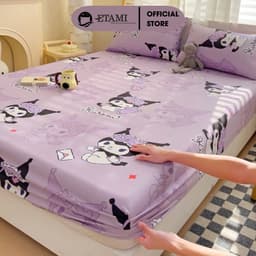 Thumbnail Bộ ga giường cotton poly 3 món nhiều mẫu ga trải giường + 2 vỏ gối nằm hàng loại 1 được chọn màu 1