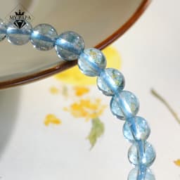 Thumbnail Vòng Tay Thạch Anh Trắng Blue Sky Trong Xanh Brazil MYPAPA - Điều hoà cảm xúc 2