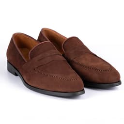 Thumbnail Giày Tây Lười Cao Cấp Classic Loafer - LF02 - Da Bò Ý Lót Trong Da Bò Mộc - Thương hiệu Be Classy 4