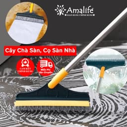Thumbnail Cây Chà Sàn Nhà Tắm, Chổi Cọ Sàn Và Gạt Nước 2 Trong 1, Cọ Sạch Khe Hẹp, Cọ Góc Tường Hãng Amalife East ES04 1
