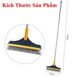 Thumbnail Cây Chà Sàn Nhà Tắm, Chổi Cọ Sàn Và Gạt Nước 2 Trong 1, Cọ Sạch Khe Hẹp, Cọ Góc Tường Hãng Amalife East ES04 4