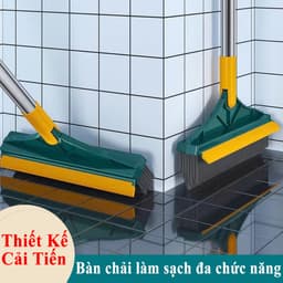 Thumbnail Cây Chà Sàn Nhà Tắm, Chổi Cọ Sàn Và Gạt Nước 2 Trong 1, Cọ Sạch Khe Hẹp, Cọ Góc Tường Hãng Amalife East ES04 2