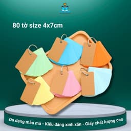 Thumbnail Thẻ flashcard trắng CAO CẤP siêu dày tặng bìa 4D kèm khoen - Tiện Lợi, Nhỏ Gọn và Đa Dạng Màu Sắc 2