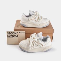 Thumbnail Giày Thể Thao Sneaker Nữ Second Sunday New Symbol Đế Tăng Chiều Cao 4cm SK09 2