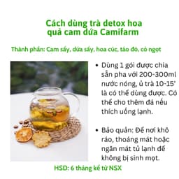 Thumbnail Trà hoa quả cam dứa Camifarm thanh lọc cơ thể, đẹp da, tăng đề kháng 2