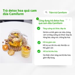 Thumbnail Trà hoa quả cam dứa Camifarm thanh lọc cơ thể, đẹp da, tăng đề kháng 1