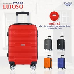 Thumbnail Vali Kéo Nhựa Du Lịch STARGO LUJOSO Z22 - Size S (20inch)/ Xách Tay (Cabin) - Khóa Số - Nhựa ABS 2
