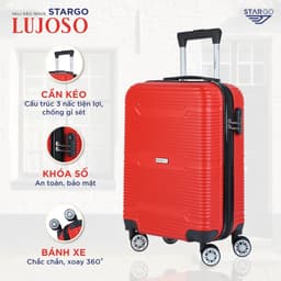 Thumbnail Vali Kéo Nhựa Du Lịch STARGO LUJOSO Z22 - Size S (20inch)/ Xách Tay (Cabin) - Khóa Số - Nhựa ABS 3