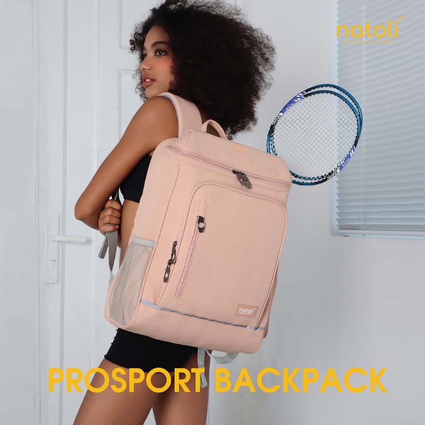 Ảnh Balo cầu lông thể thao NATOLI đựng giày, đựng vợt cầu lông, chống nước cao cấp BST ProSport Backpack B26 3
