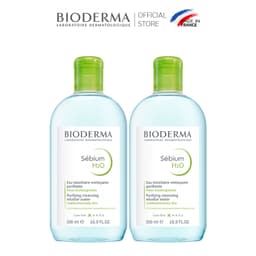 Thumbnail Bộ đôi nước tẩy trang Micellar cho da đầu mụn Bioderma Sebium H2O - 500mlx2 1
