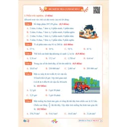 Thumbnail Sách - Combo Đề Kiểm Tra Toán Và Tiếng Việt Lớp 5 - Học Kì 2 - Kết Nối Tri Thức (Bộ 2 Cuốn) 3