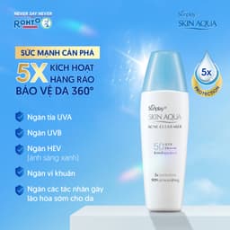 Thumbnail Combo 2 Sữa chống nắng Skin Aqua cho da mụn dùng hàngngày Sunplay Skin Aqua Acne Clear Eco Việt NamSPF 50,PA++++25g 1