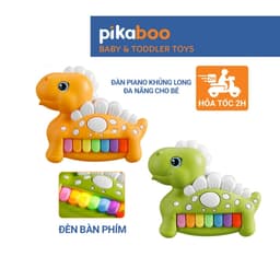Thumbnail Đồ chơi đàn piano khủng long cao cấp Pikaboo, âm thanh vui nhộn, chất liệu nhựa an toàn cho bé 1