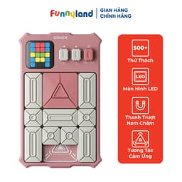 Thumbnail Đồ chơi xếp hình nam châm cảm ứng thông minh Giiker Super Slide Pink 1